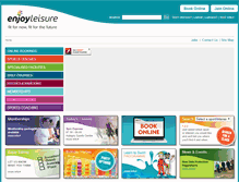 Tablet Screenshot of enjoyleisure.com